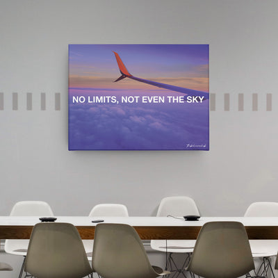 NO LIMITS, NOT EVEN THE SKY CANVAS