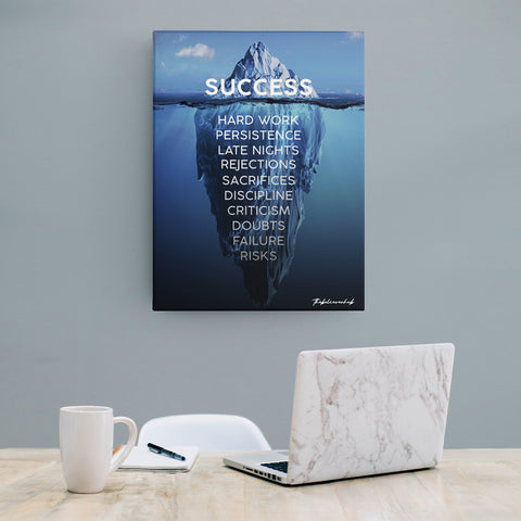 Succes's Iceberg Canvas