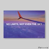 NO LIMITS, NOT EVEN THE SKY CANVAS